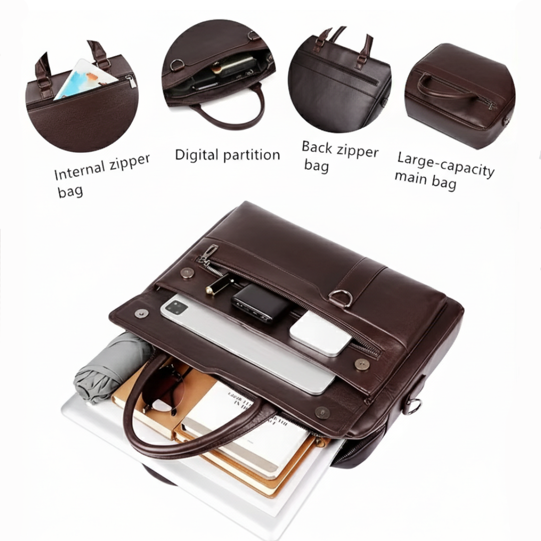Brown Laptop Bag