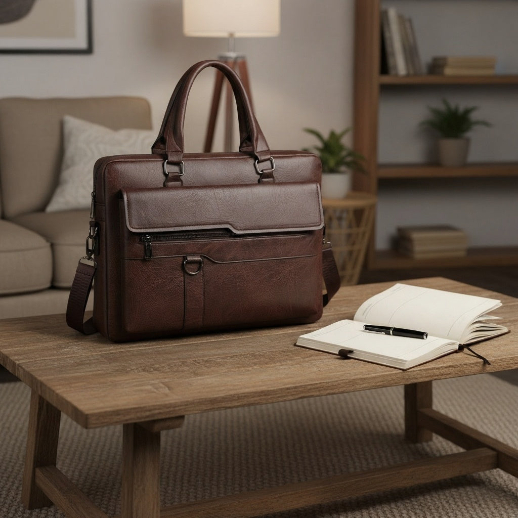 Brown Laptop Bag