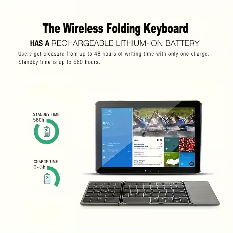 Portable Trifold Keyboard