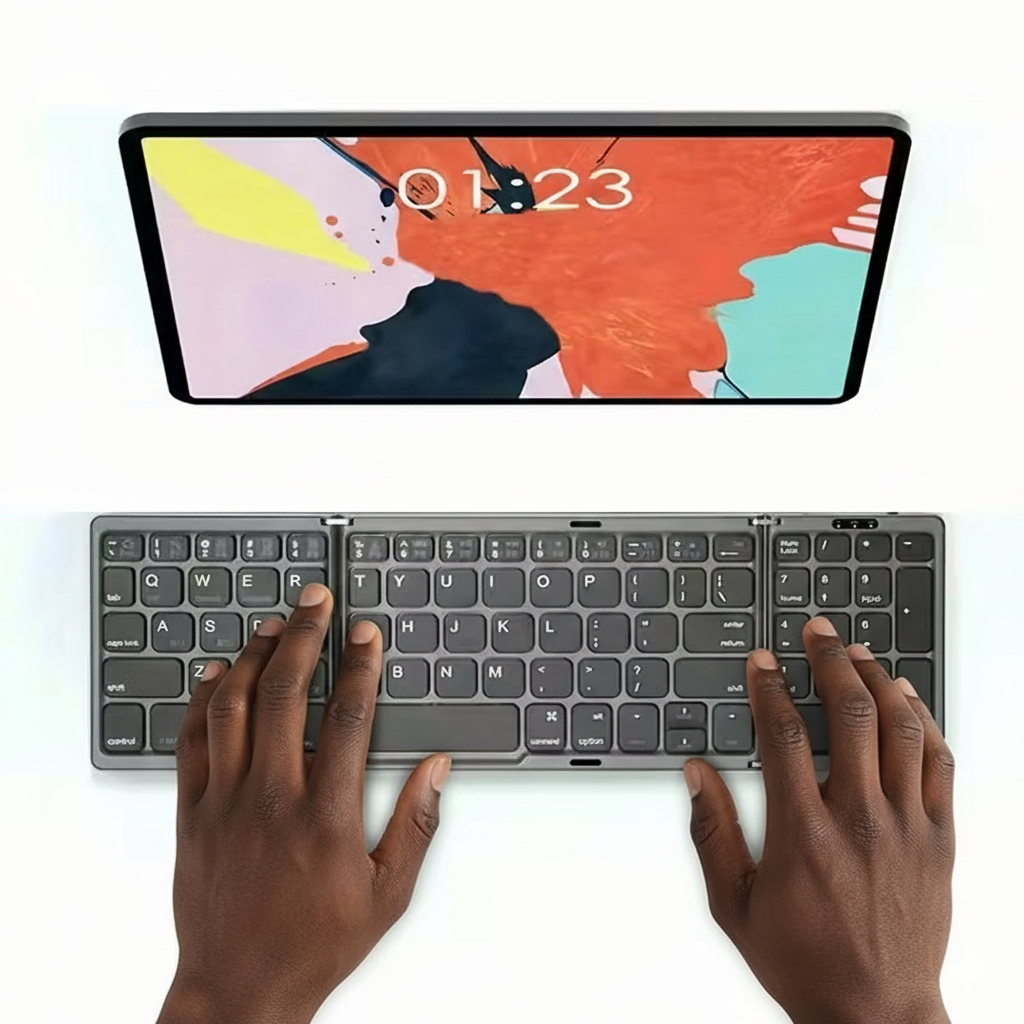Portable Trifold Keyboard